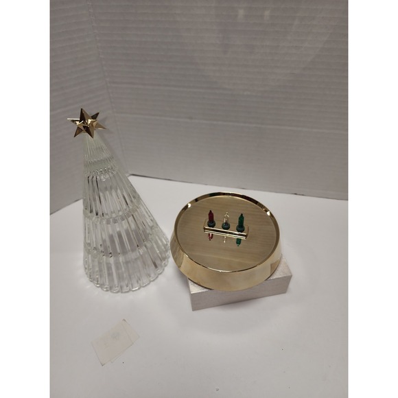 Vintage Avon Crystal Holiday Christmas Tree. - Picture 3 of 6